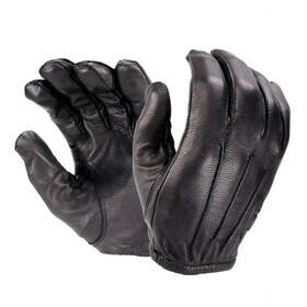 Hatch RFK300 Resister All Leather Duty Glove with Kevlar have short, elasticized cuffs
